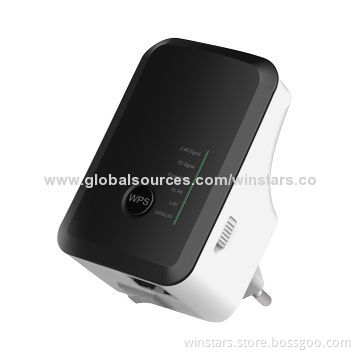 300Mbps Wi-Fi Repeater, Concurrent Dual-band, Convenient Power Switch